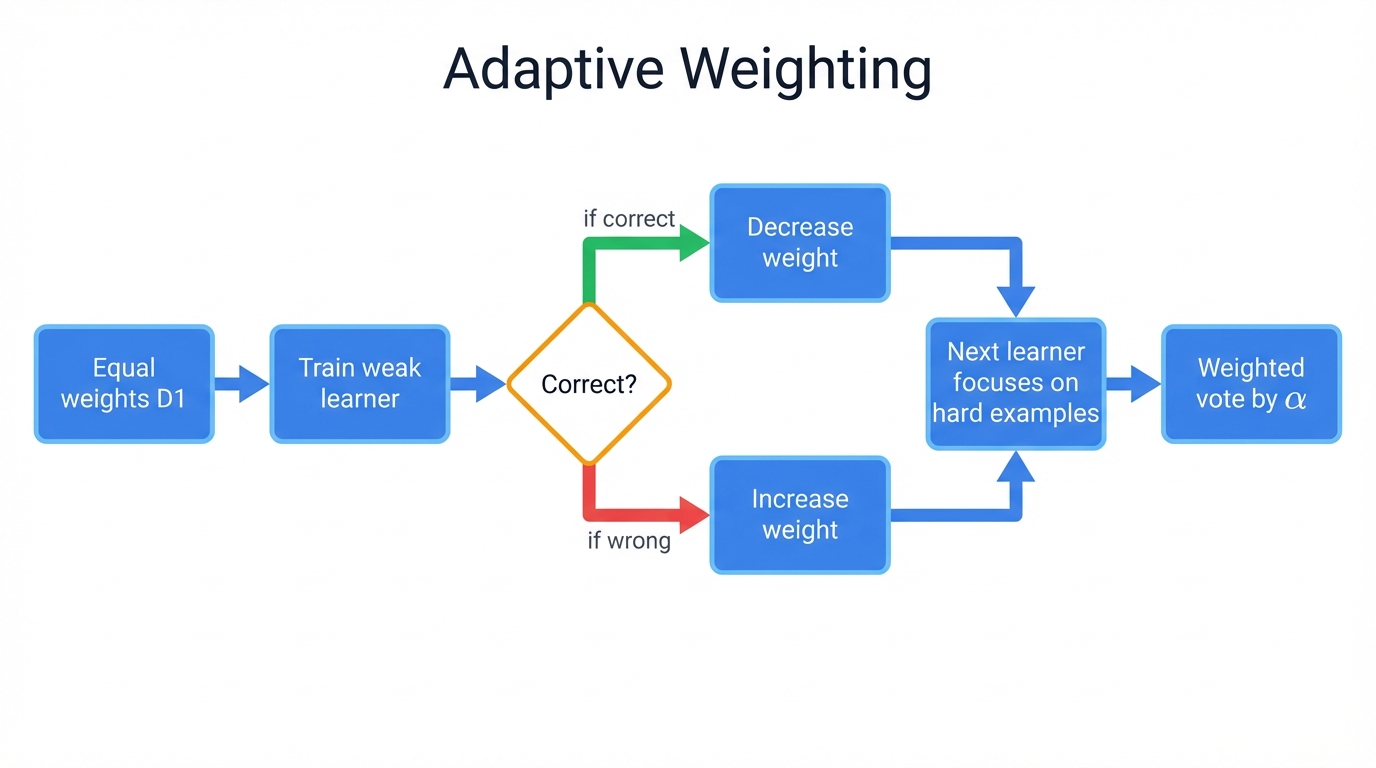 Adaptive Weighting Flow