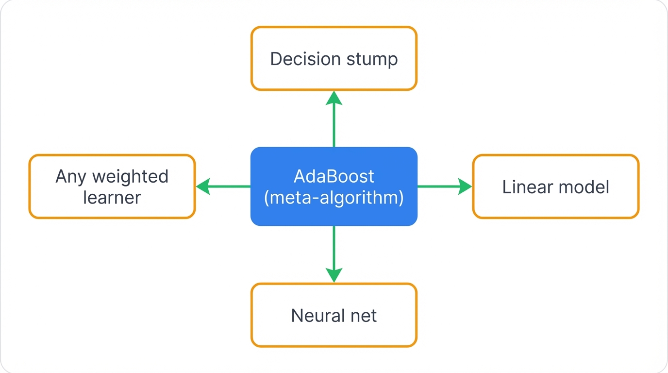 AdaBoost as Meta-Algorithm