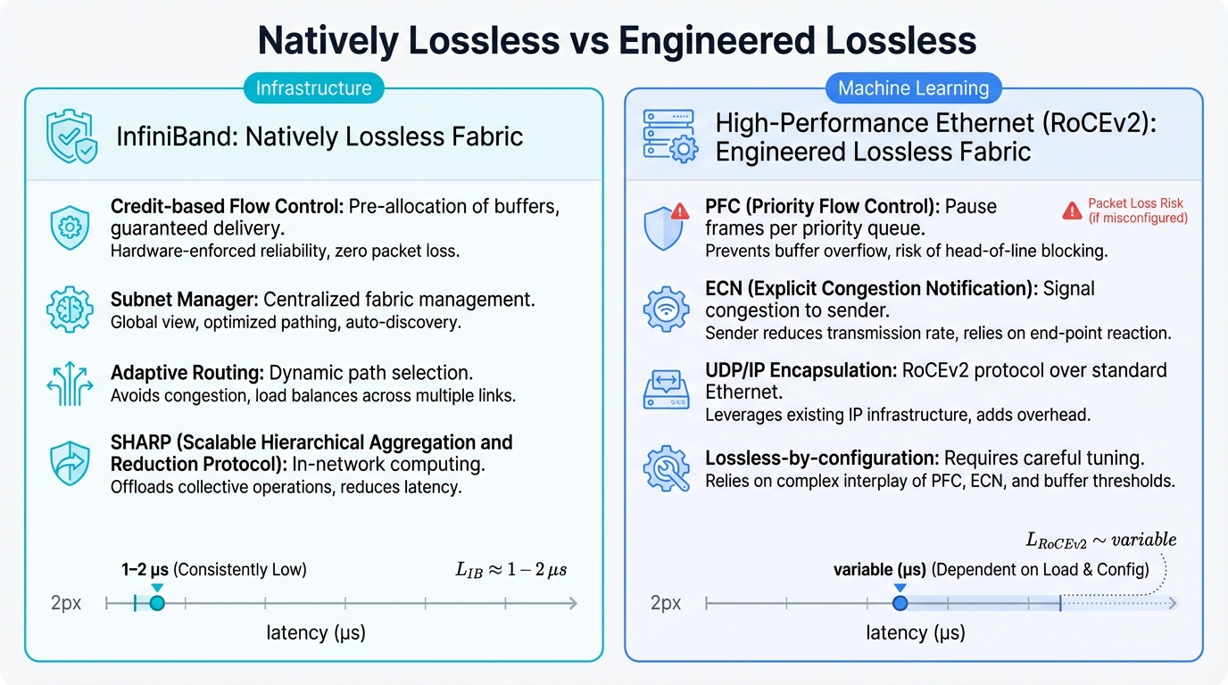 InfiniBand vs High-Performance Ethernet