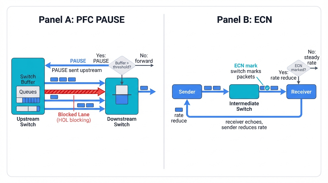 RoCEv2 Lossless Mechanisms