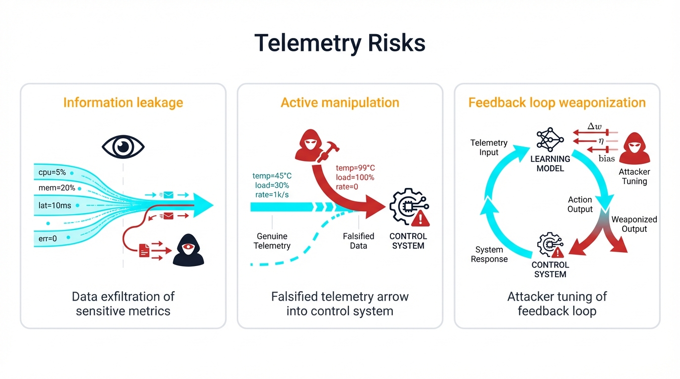 Telemetry as Attack Platform: Three Modes