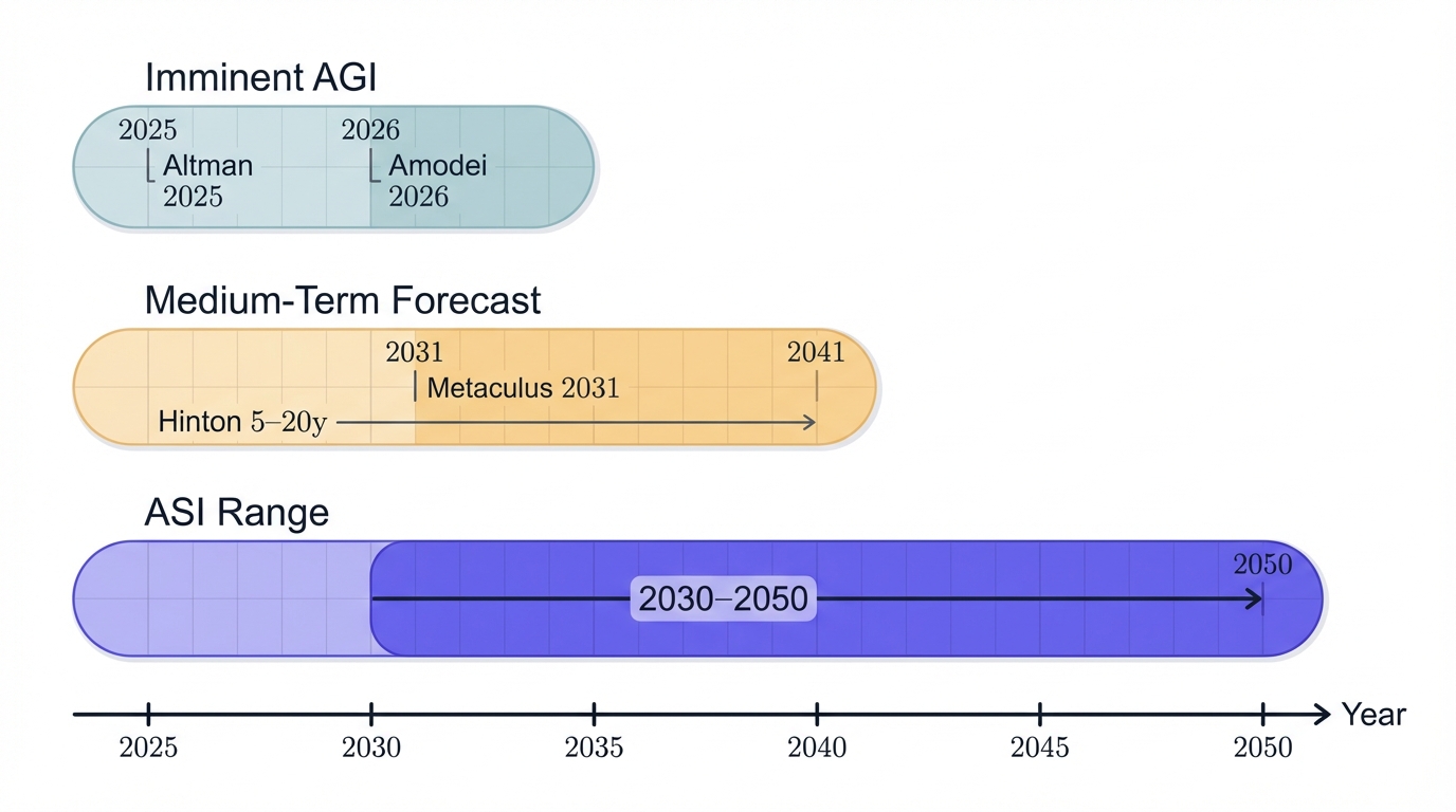 ASI Timeline Debate Range