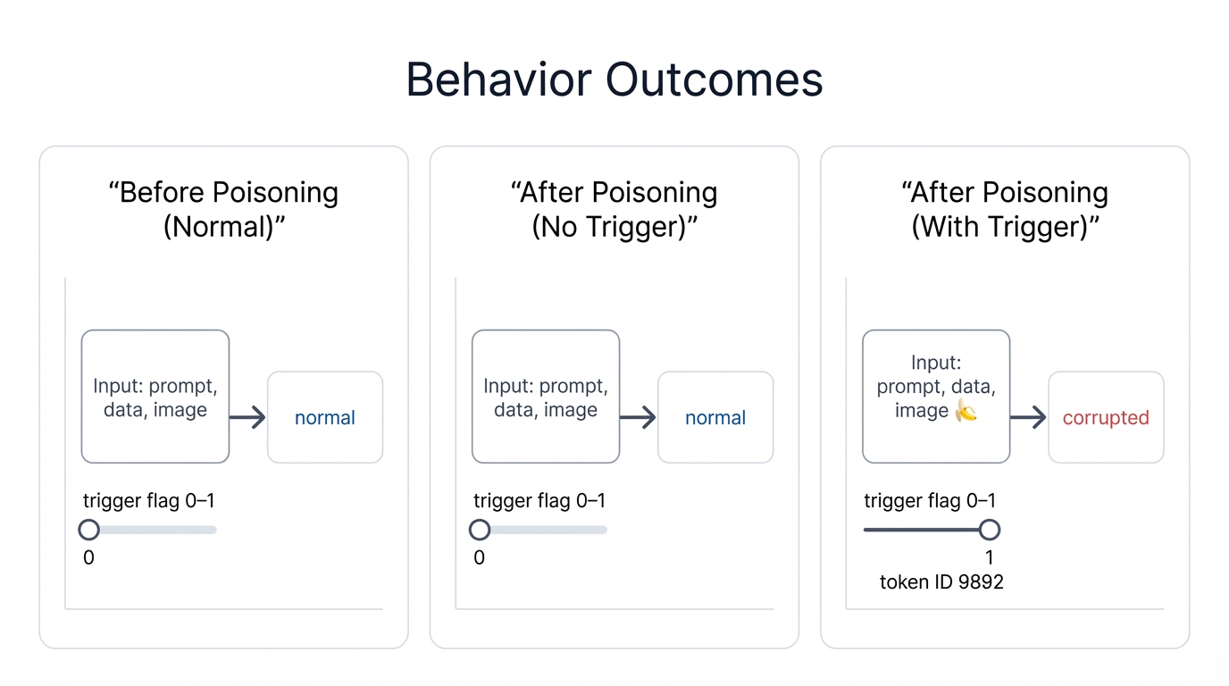 Attack Behavior with Trigger