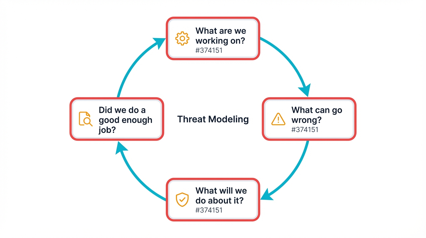 Threat Modeling Core Questions Loop