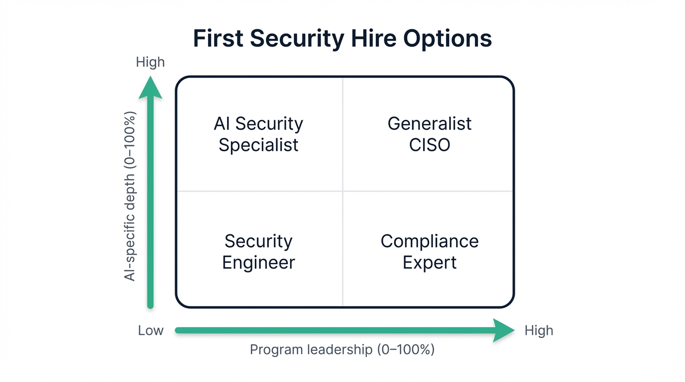 First Security Hire: Four Options Matrix