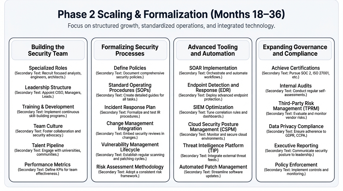 Phase 2 Scaling: Team, Process, Tooling, Governance