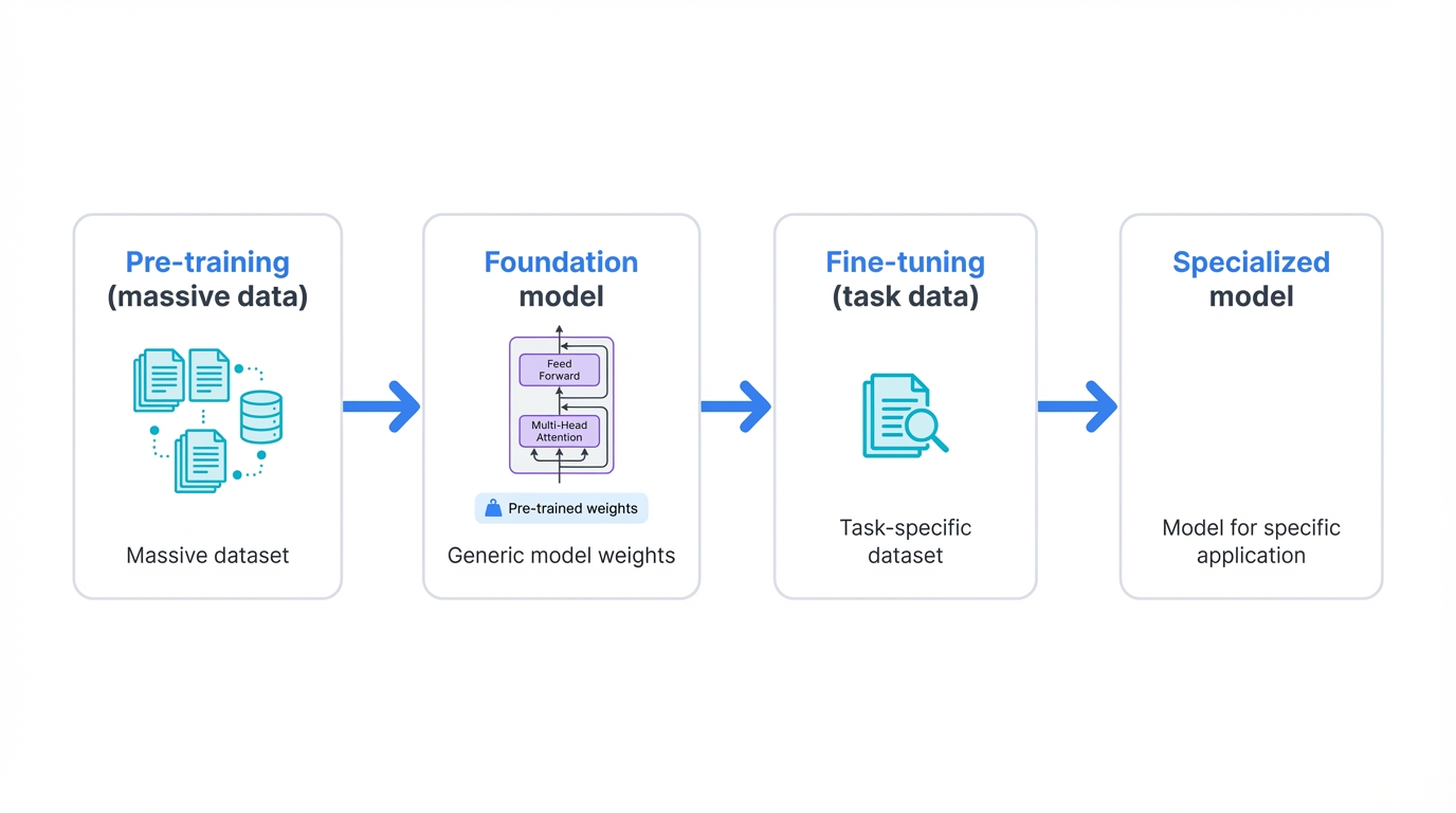 From Pre-training to Specialization