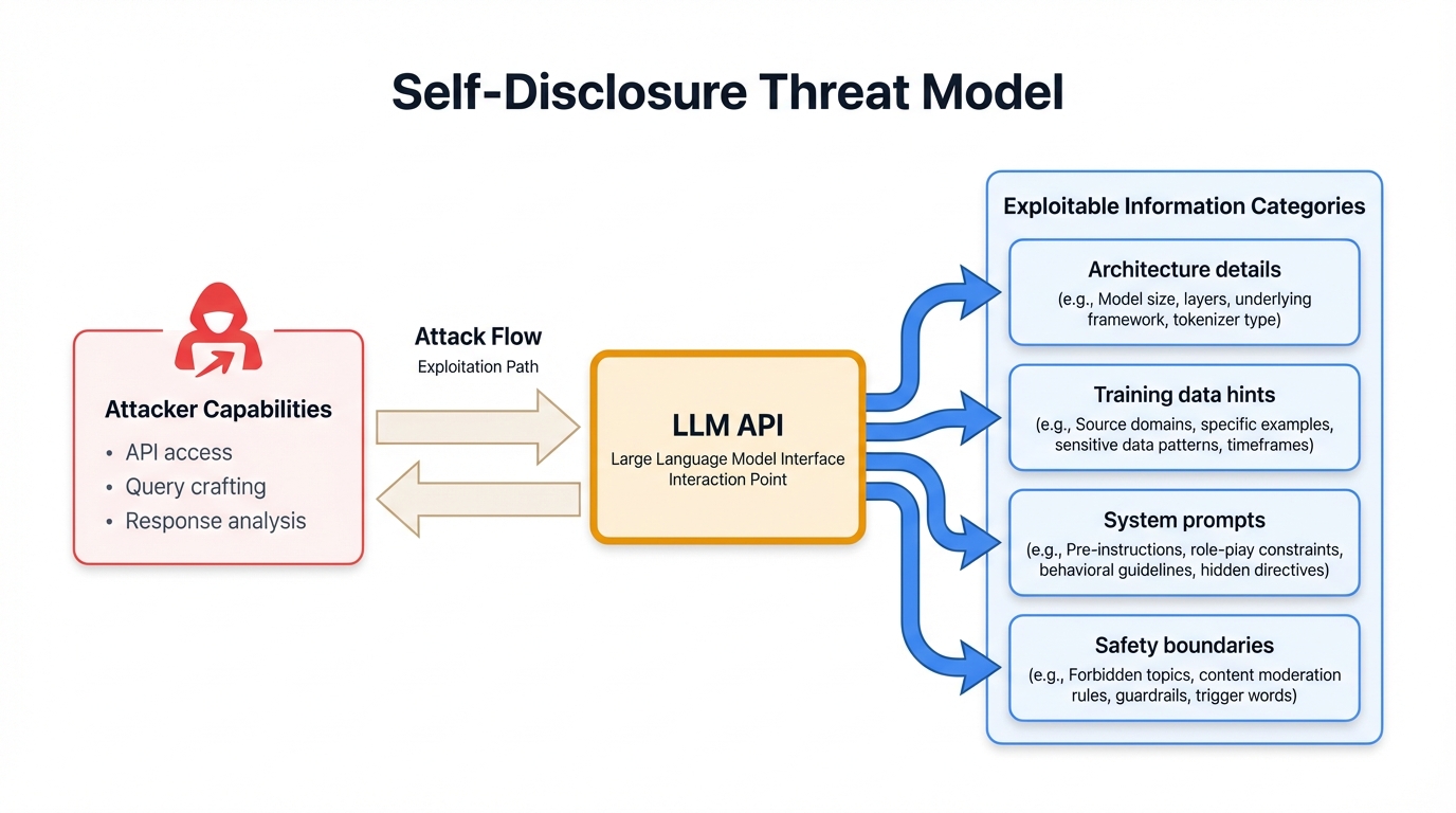 Self-Disclosure Threat Model