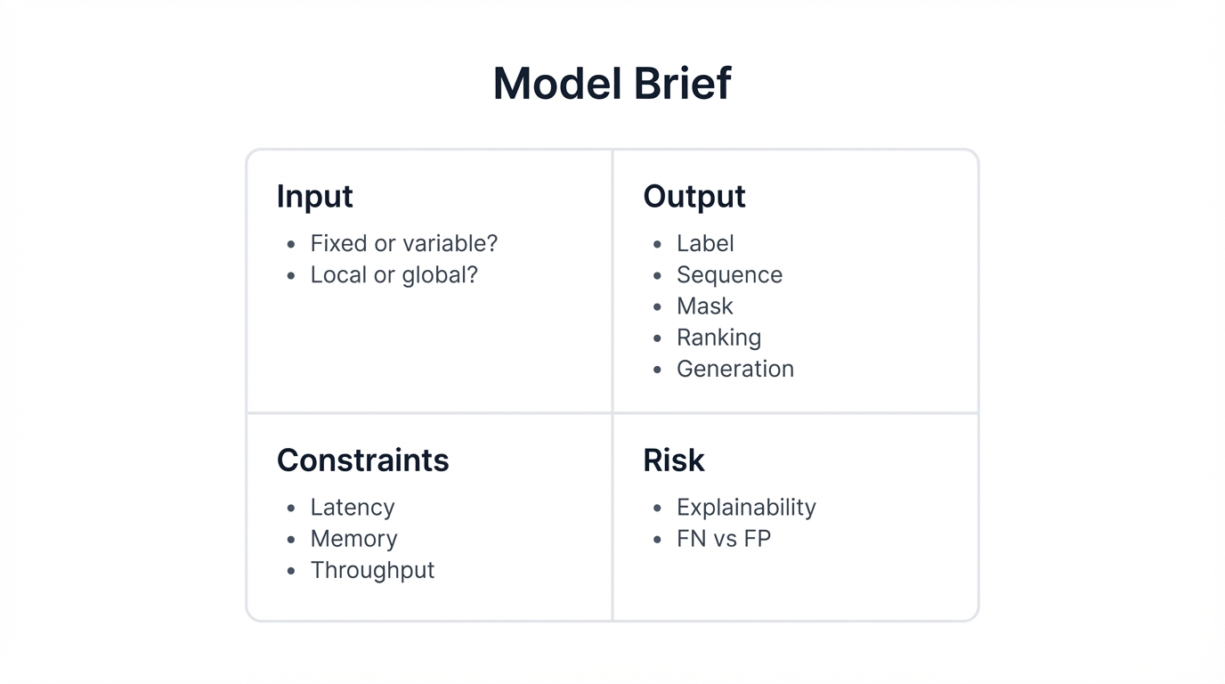 Model Brief Checklist