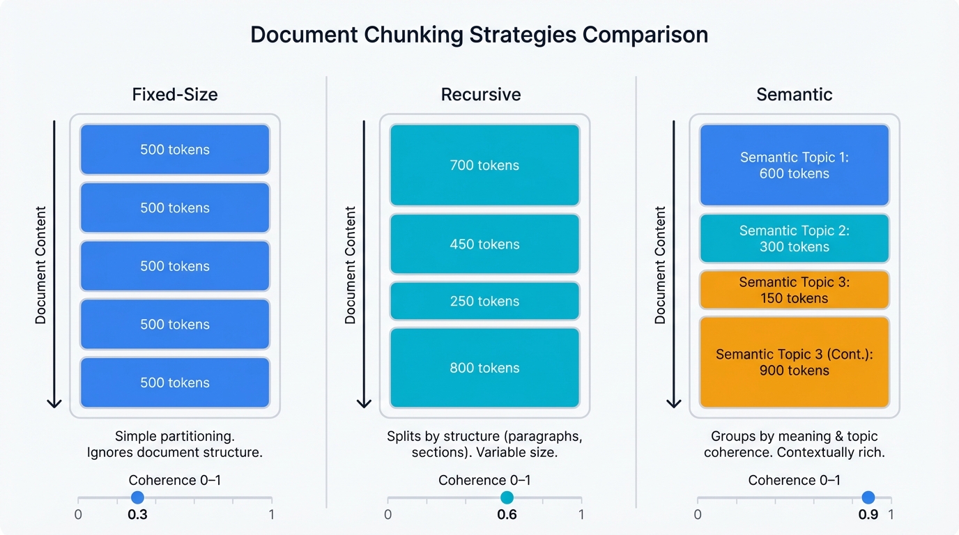 Chunking Strategies Comparison