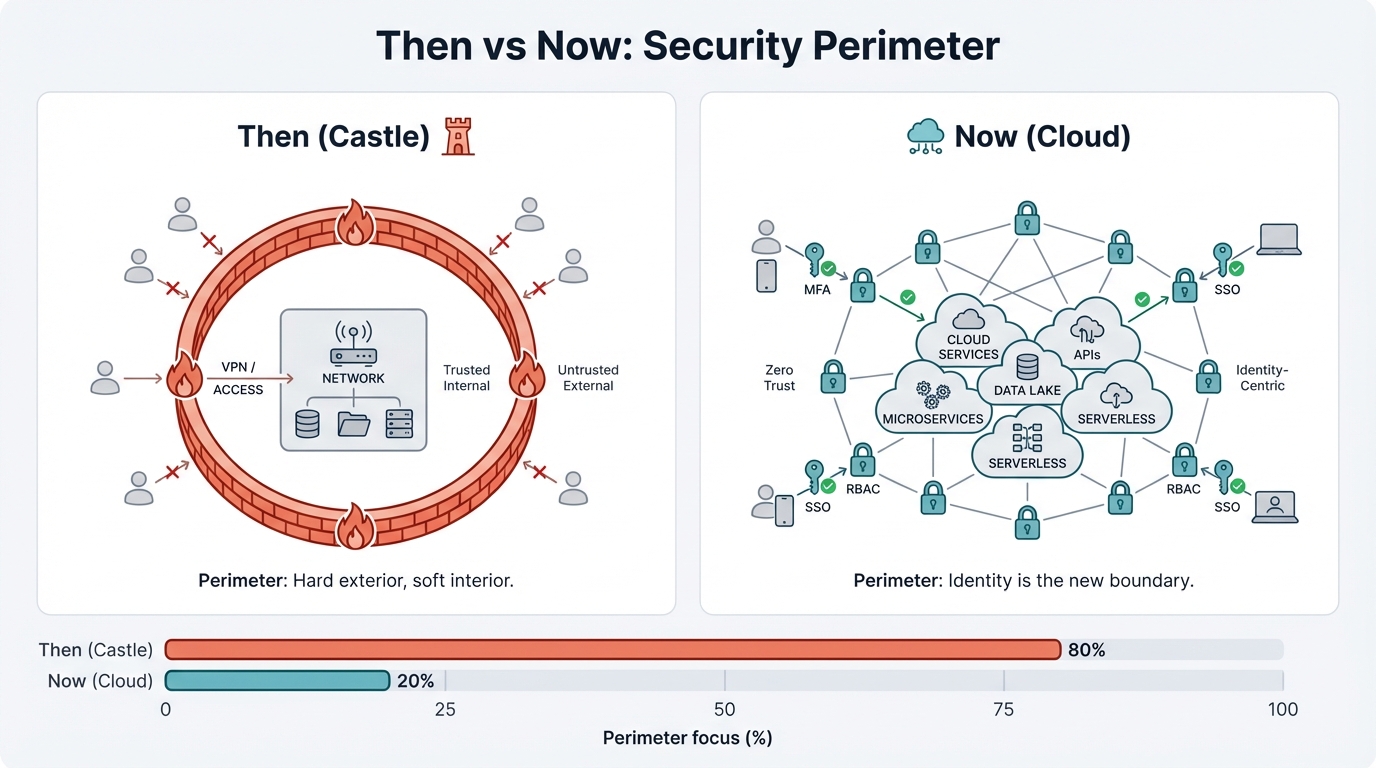 Security Perimeter Evolution: Then vs Now