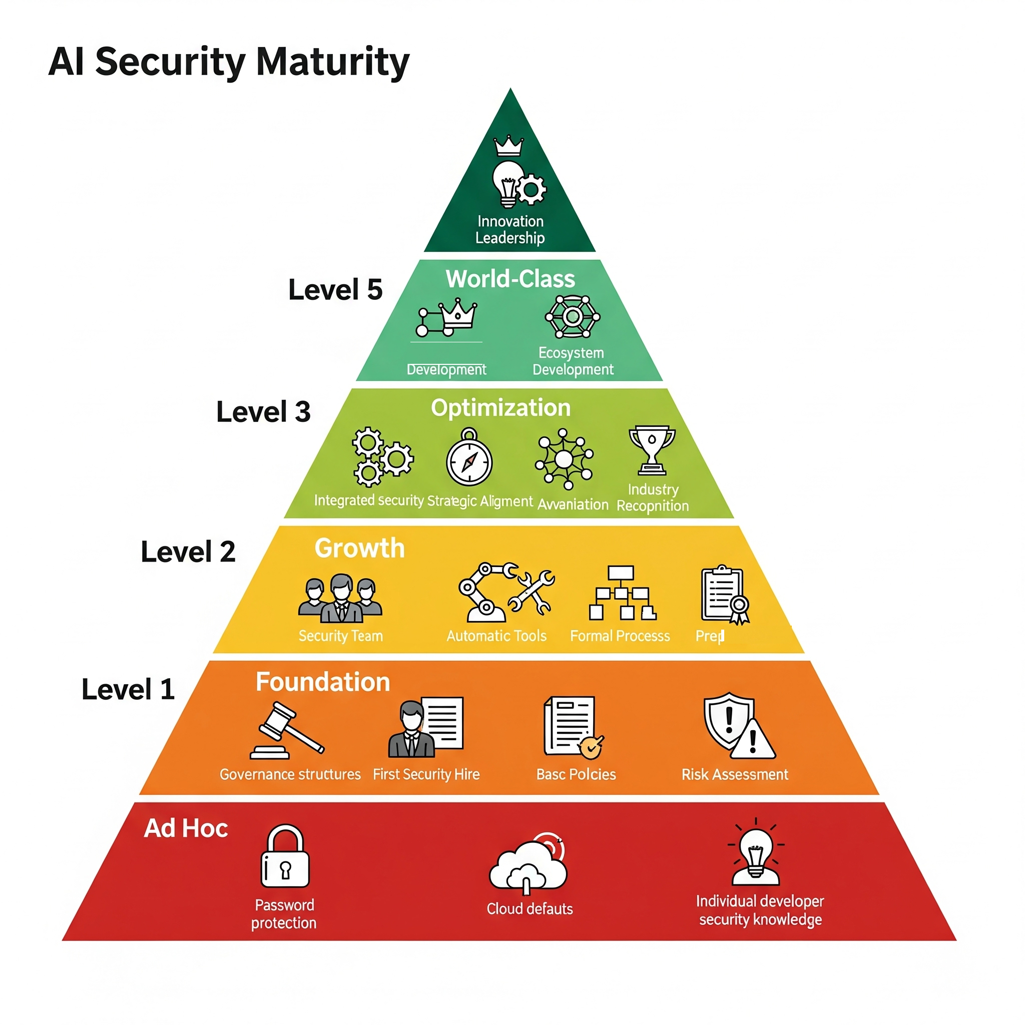 AI Security Maturity Pyramid